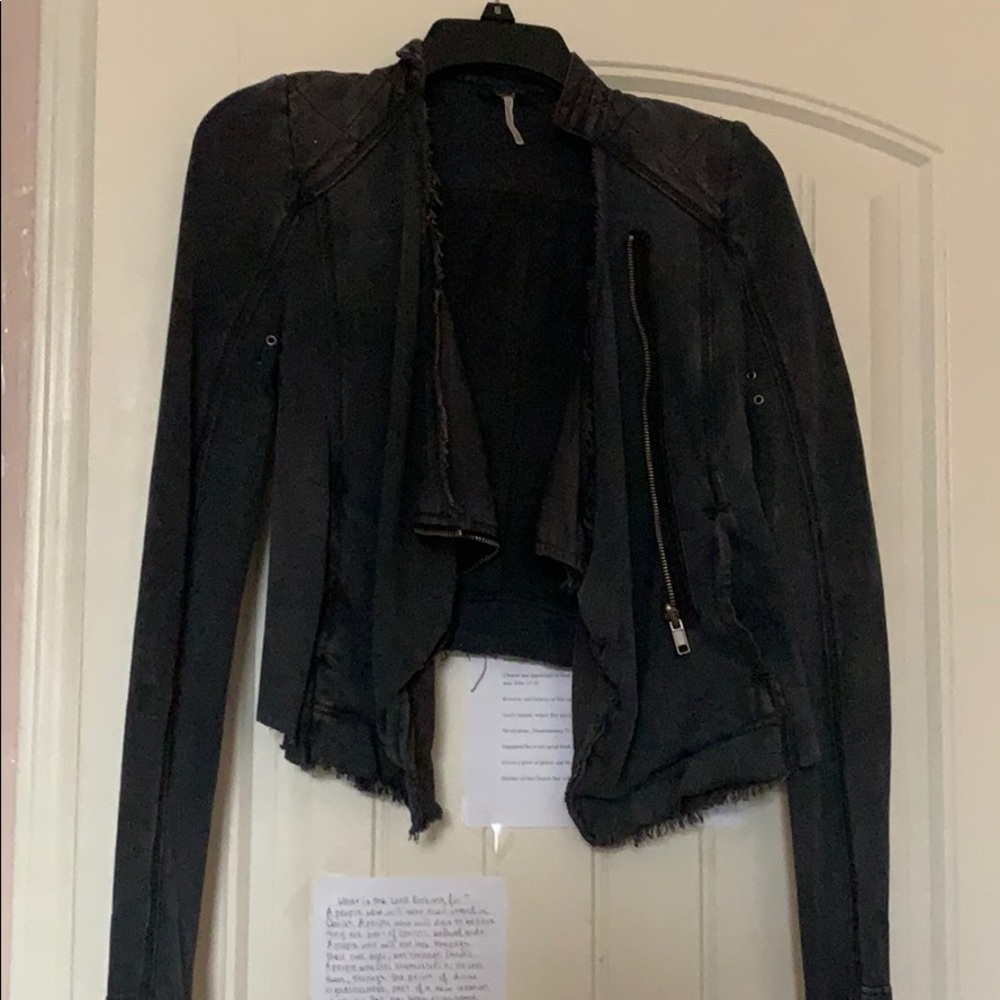 Free people black jacket
